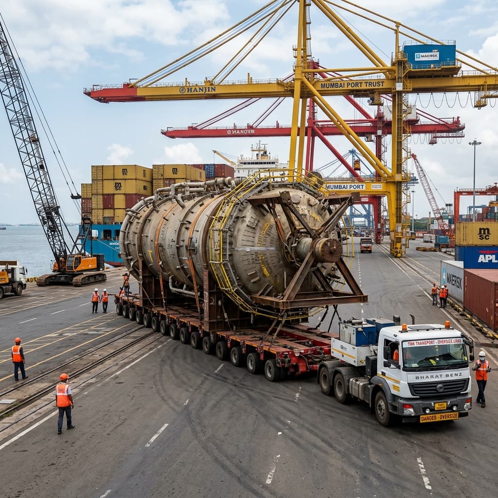 Mumbai Port Heavy Machinery Relocation