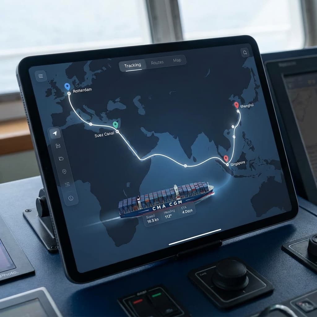 Tracking Map Interface